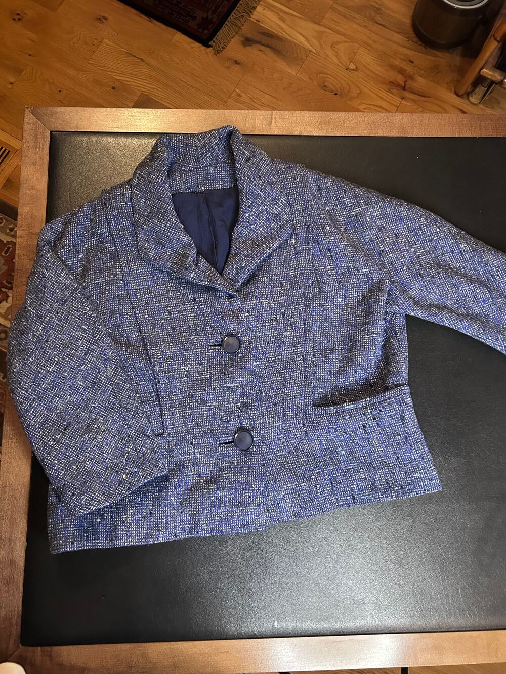 Vintage Vogue Paris Original Wool Tweed Blazer